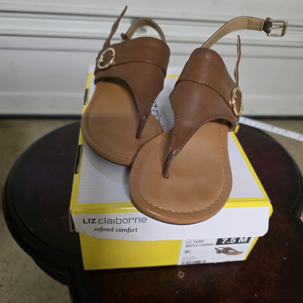Liz Claiborne Brown Sandals